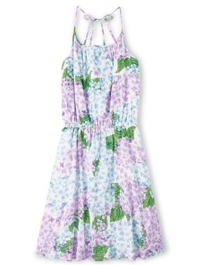 Womens Mommy And Me Hydrangea Dress - Spring Blooms - White XXL